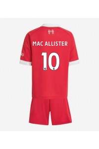 Liverpool Alexis Mac Allister #10 Babyklær Hjemme Fotballdrakt til barn 2025-26 Korte ermer (+ Korte bukser)